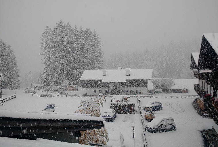 Nevicate da record in provincia di Belluno