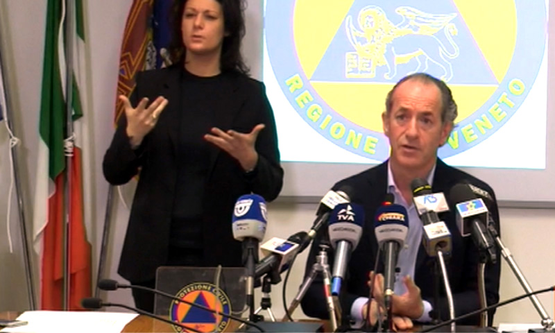 Zaia: “Un macchinario in esclusiva dall’Olanda per velocizzare l’analisi dei tamponi”