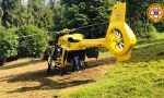 Boscaiolo travolto da un albero a  Col di Roanza: interviene l'elicottero del Suem
