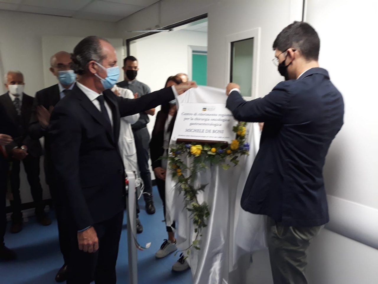 Ospedale di Feltre: il Governatore Zaia inaugura la nuova rianimazione