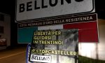 “Libertà per gli orsi del Trentino!”: anche a Belluno striscioni contro la detenzione di M49, M59 e DJ3