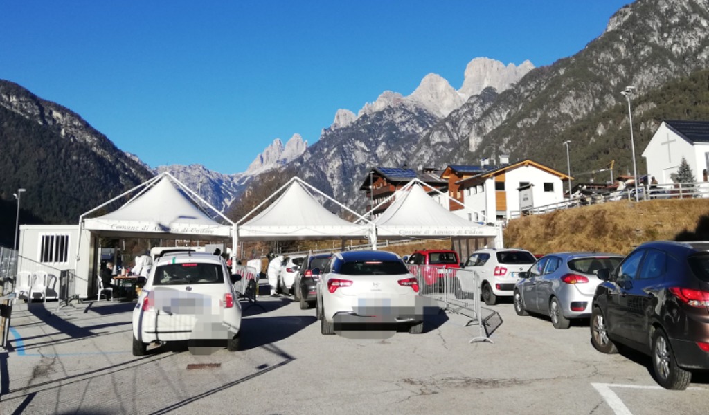 Screening ad Auronzo: aderisce il 33%, i positivi sono meno dell’1%