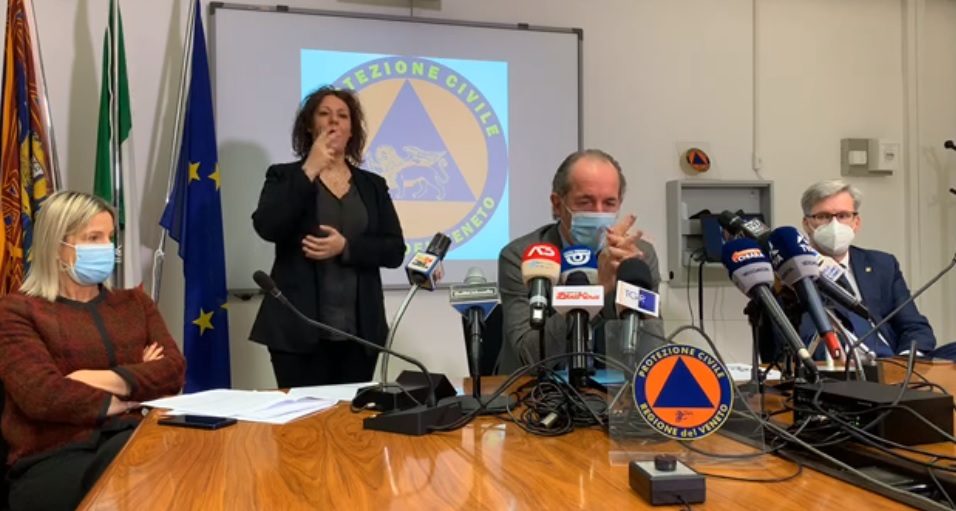 Covid, Zaia: “Presto saturimetri per ossigenoterapia a domicilio” | +2763 positivi | Dati 10 novembre 2020