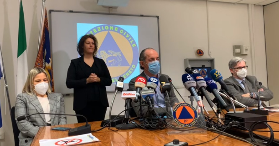 Covid, Zaia: “Ristori? In Veneto dovrebbero arrivare 19 milioni” | +2535 positivi | Dati 1 dicembre 2020