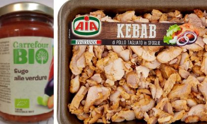 Vetro nel sugo alle verdure Carrefour, plastica nel kebab di Aia e Conad
