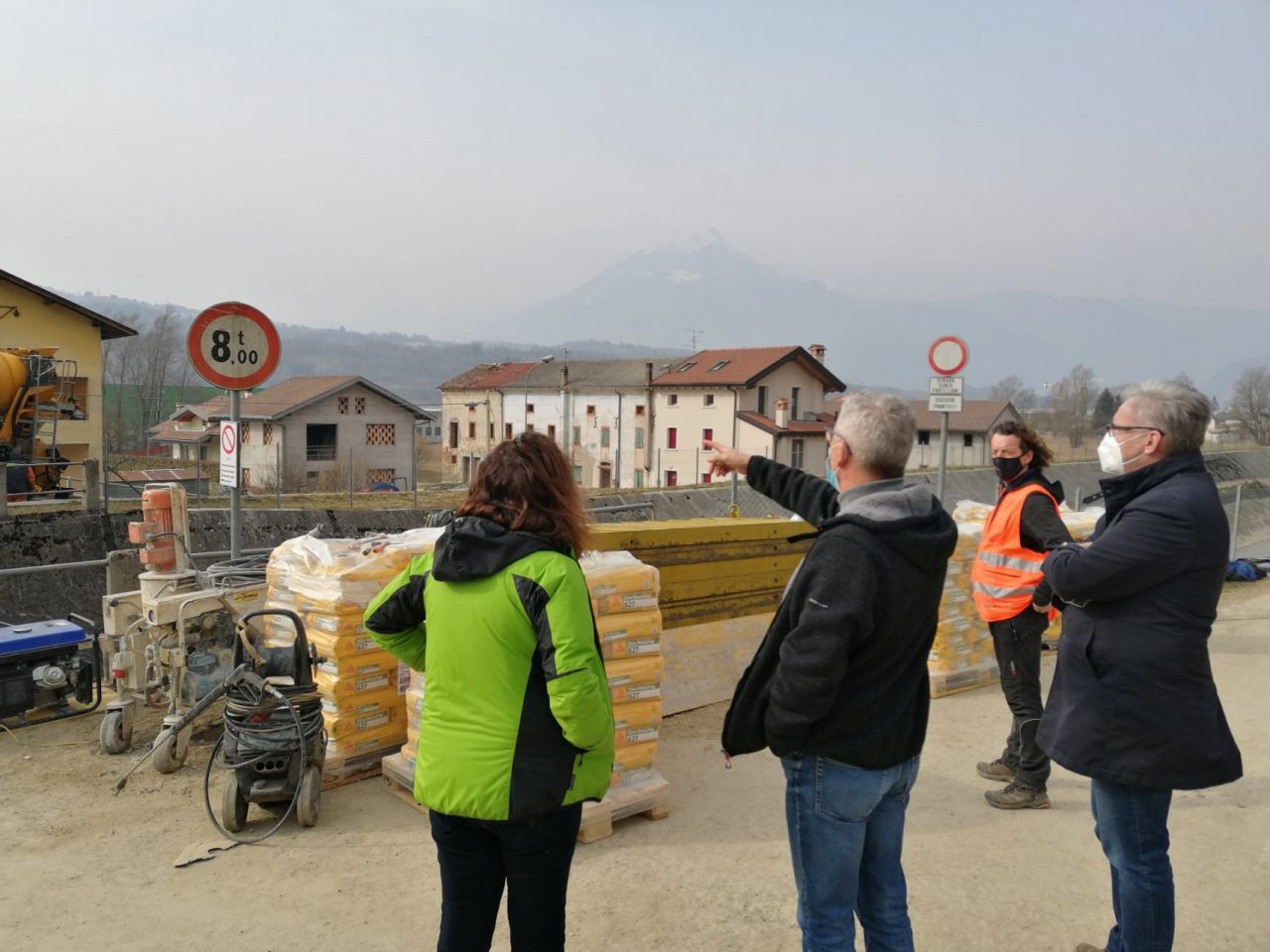 Dissesto idrogeologico, Bottacin in sopralluogo ai cantieri dell’Alpago