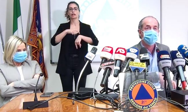 Zaia: “Rt 1,12 rischio arancione, contagi a scuola in aumento | +1487 positivi Covid| Dati 4 marzo 2021