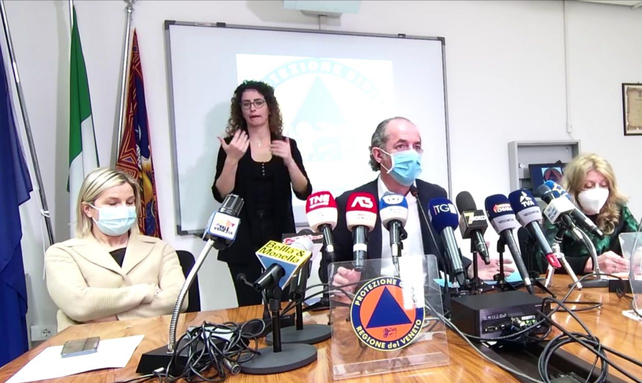 Covid, Zaia: “Contagi in aumento, preoccupano Padova, Treviso e Verona” | +757| Dati 8 marzo 2021