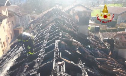 Le foto dell'incendio in una casa a Feltre: 5 persone evacuate