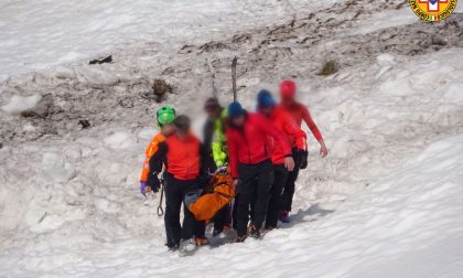 Scivola sul ghiaccio vicino Col de la Puina, 36enne recuperato dai soccorritori