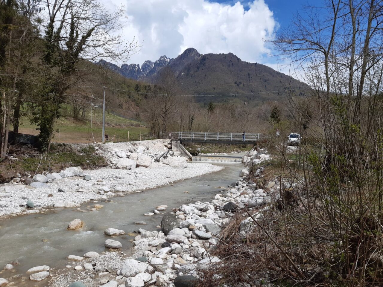 Dissesto idrogeologico, lavori sui torrenti Veses e Caorame