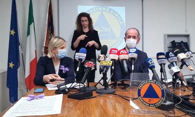 Zaia: “Da lunedì apriamo le vaccinazioni ai 40enni” | +493 positivi Covid | Dati 12 maggio 2021