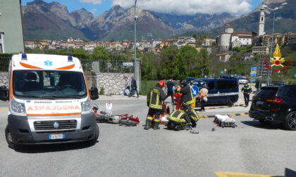 Incidente a Belluno, tremendo scontro tra auto e moto: grave il centauro