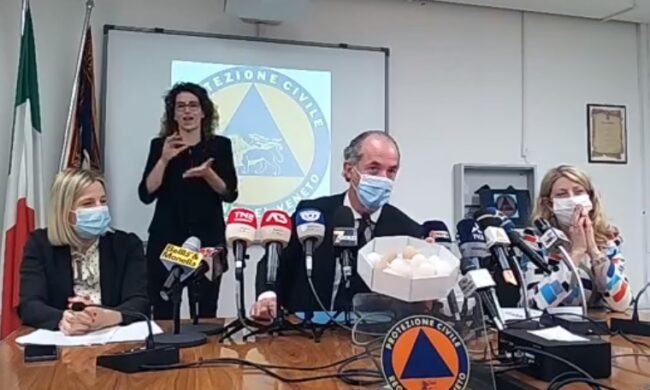 Zaia: “Stop mascherina all’aperto da lunedì, ora usatela come l’ombrello” | +49 positivi Covid | Dati 23 giugno 2021