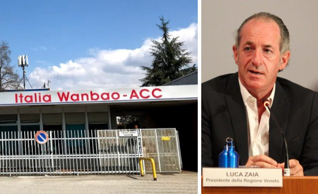 Acc ferma produzione: solo Governo può decidere, Zaia mercoledì a Roma