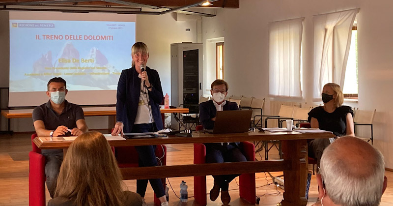 “Treno delle Dolomiti”: approvata l’intesa tra Regione del Veneto, Rfi e Provincia di Belluno