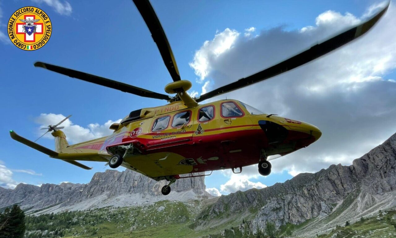 Escursionista ruzzola per 50 metri in un canale: soccorsa e portata in ospedale