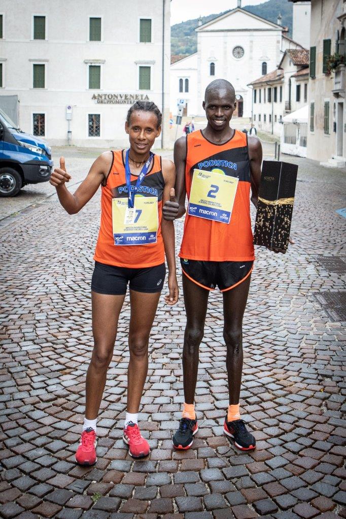 b_Belluno_Feltre Run_Wolkeba e Kiptoo i vincitori della mezza maratona