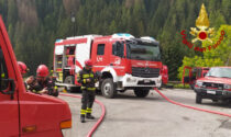 Le foto dell'esercitazione antincendio in alta montagna: coinvolti 70 Vigili del Fuoco