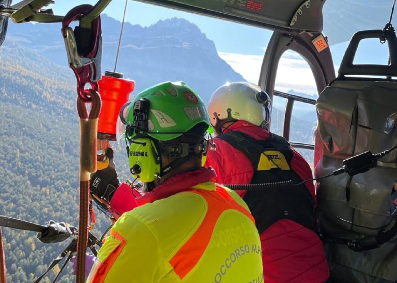 Recuperato sul Cristallo il corpo dell’escursionista tedesco precipitato mercoledì