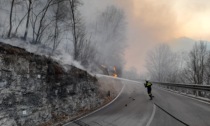 Incendio a Longarone e Zoldo: l'inferno di fuoco corre lungo 5 chilometri
