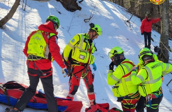 Porta Vescovo, valanga arriva fino in pista: bonificata dal Soccorso Alpino