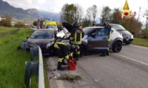 Santa Giustina, scontro tra due auto: tre feriti