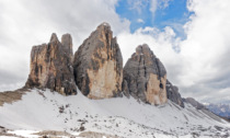 Scarica di sassi dalla Cima Grande di Lavaredo