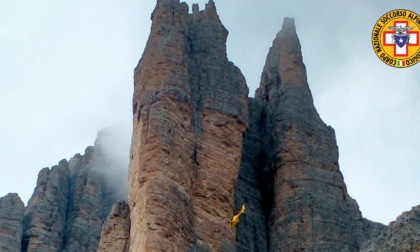 Malore sul Cridola: 34enne recuperato dai soccorritori in elicottero