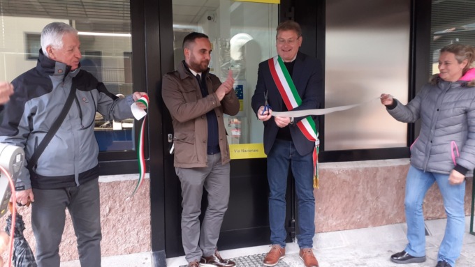 Vodo di Cadore, le immagini dell’inaugurazione dell’ufficio postale