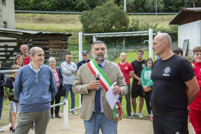 Calalzo di Cadore, inaugurata la “palestra a cielo aperto”