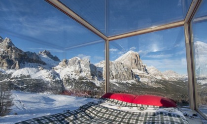 Arrivano le stanze panoramiche sulle Dolomiti