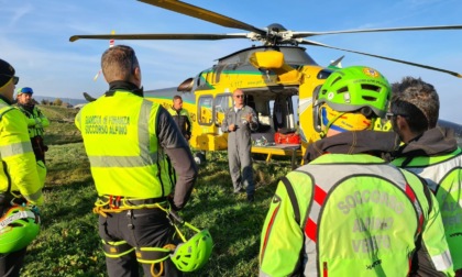 Addestramento in Alpago per il Soccorso Alpino della Guardia di Finanza