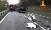 Tragico incidente tra camion e furgone sulla Feltrina: morto un giovane autista