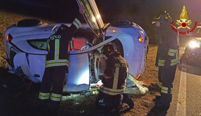 Incidente stradale Sospirolo: morto il ragazzo alla guida dell’auto