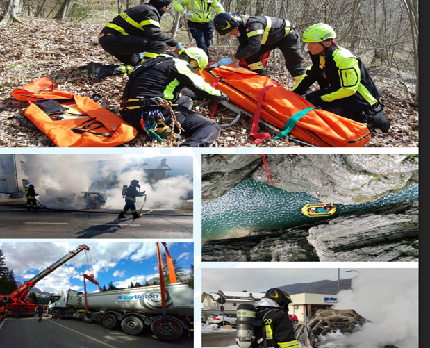 Vigili del fuoco di Belluno: ecco i dati dell’intero anno