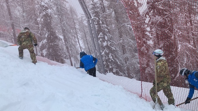 Coppa del mondo di sci alpino a Cortina: 10 giorni per rendere la pista perfetta