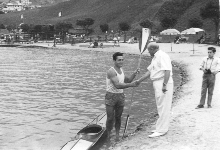 02 1958 Auronzo Camp Italiani Zilioli, Premiato da Uhlman