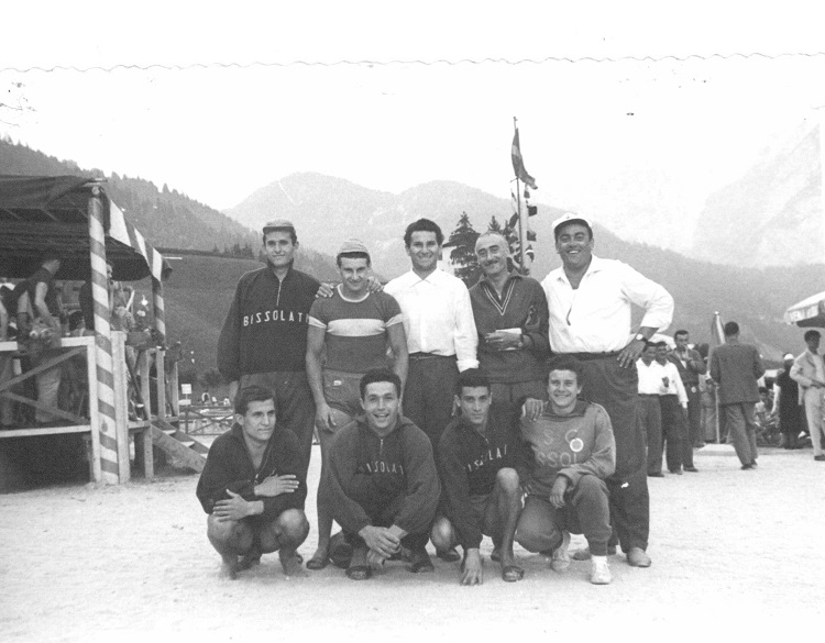 04 1958 Auronzo Camp Italiani Gruppo Can Bissolati