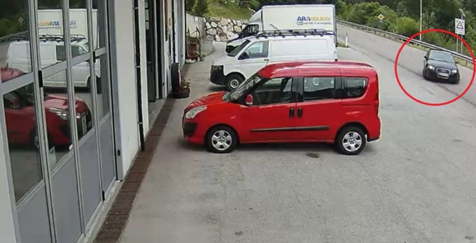 Il video esclusivo dell’inversione di marcia di Angelika Hutter prima della tragedia