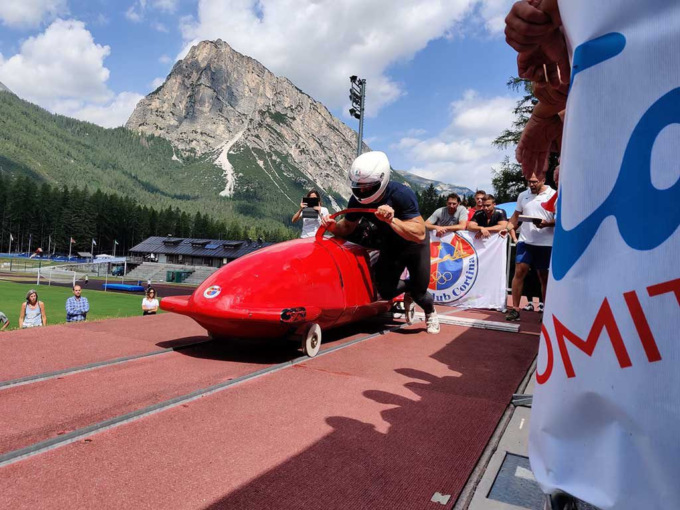 Aperto anche ad atleti stranieri il Campionato italiano estivo di bob e skeleton a Cortina