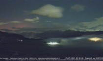 Il video in time-lapse dell'aurora boreale sopra i boschi del Cansiglio