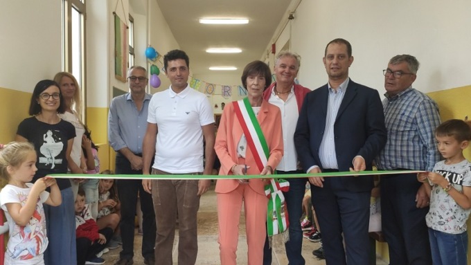 Feltre, inaugurati i lavori da oltre mezzo milione di euro alla scuola di Villabruna