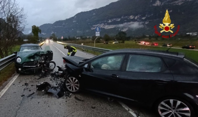 Incidente a Fonzaso, un ferito trasportato in ospedale