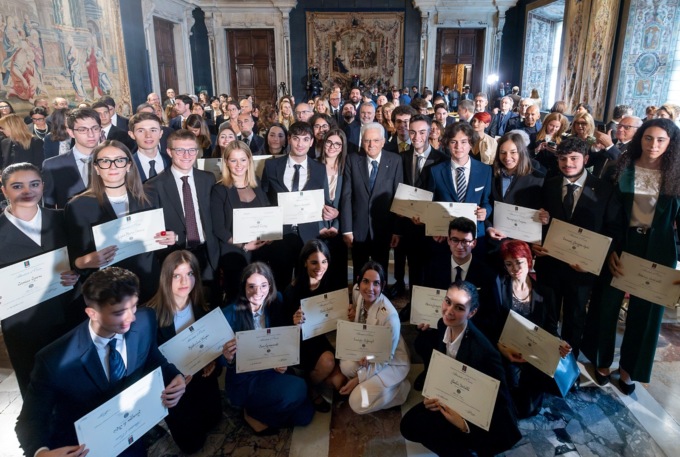 Il bellunese Lorenzo Citterio tra gli Alfieri del lavoro premiati da Mattarella