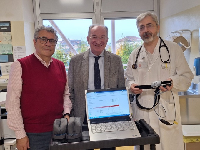 Aisla dona due dispositivi per i disturbi respiratori nel sonno alla Pneumologia di Belluno