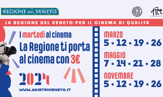 Martedì al cinema a 3 euro a Belluno e in provincia: l’elenco delle sale e i film in programma