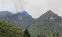 Val Canzoi in fiamme, zona accessibile solo in elicottero
