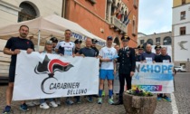 Run4Hope Massigen, i carabinieri di Belluno nella staffetta regionale del Giro d’Italia