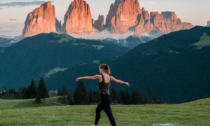 Belluno, apre la palestra all’aperto con vista sulle Dolomiti